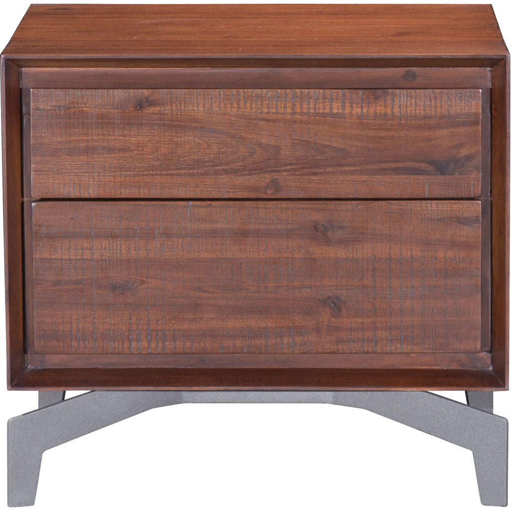 Paige End Table Chestnut