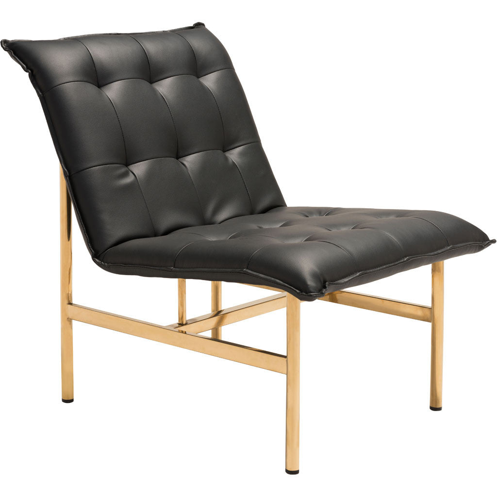 Sawyer Chair Black & Gold