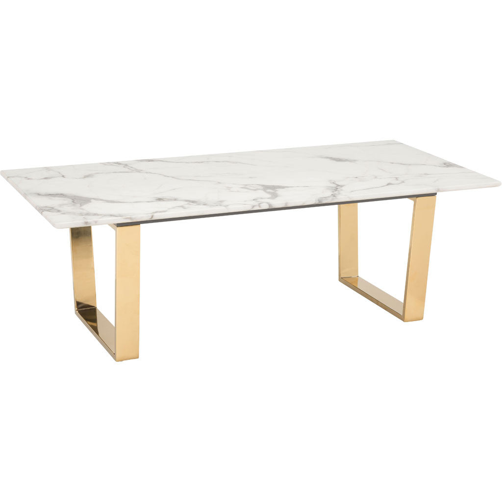Acel Coffee Table Stone &amp; Gold