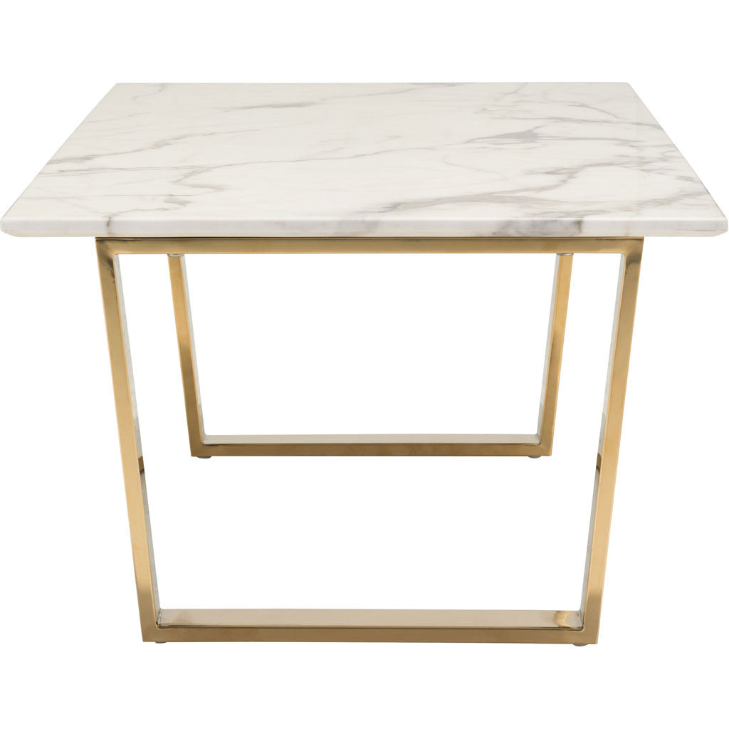 Acel Coffee Table Stone & Gold