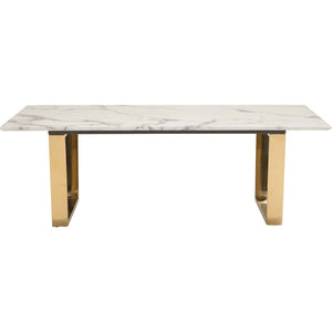 Acel Coffee Table Stone & Gold