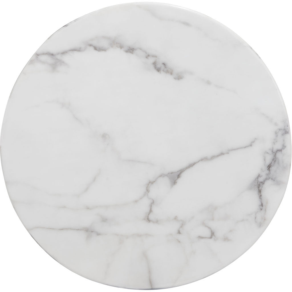 Acel End Table Stone & Gold