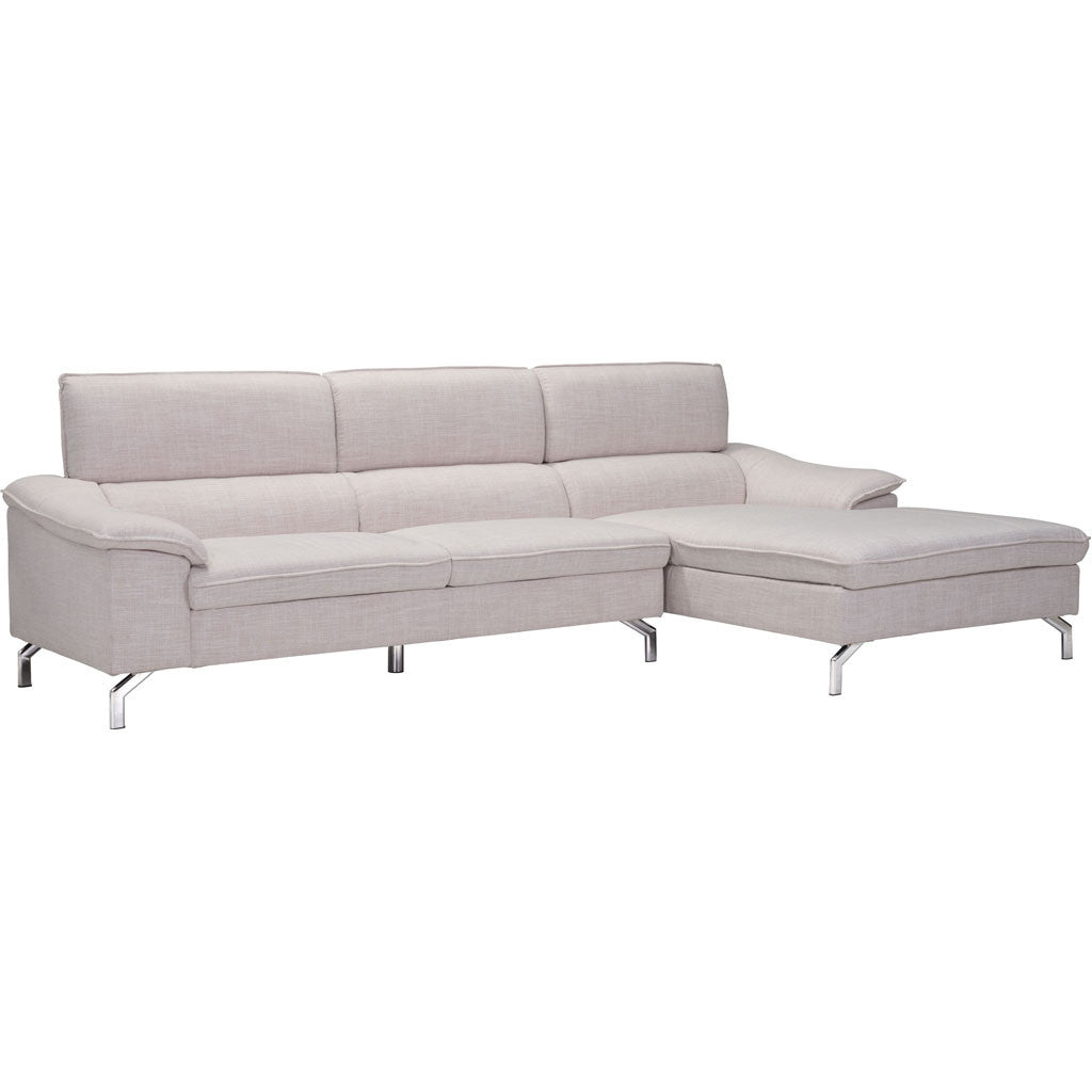 Ezra Sectional RHF Beige