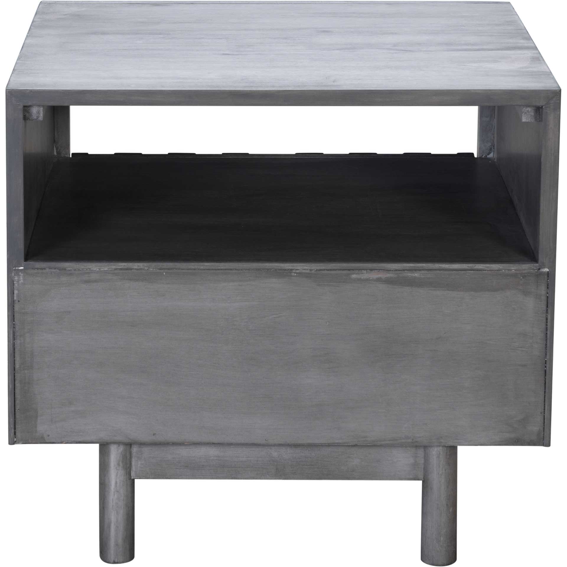Regents End Table Old Gray