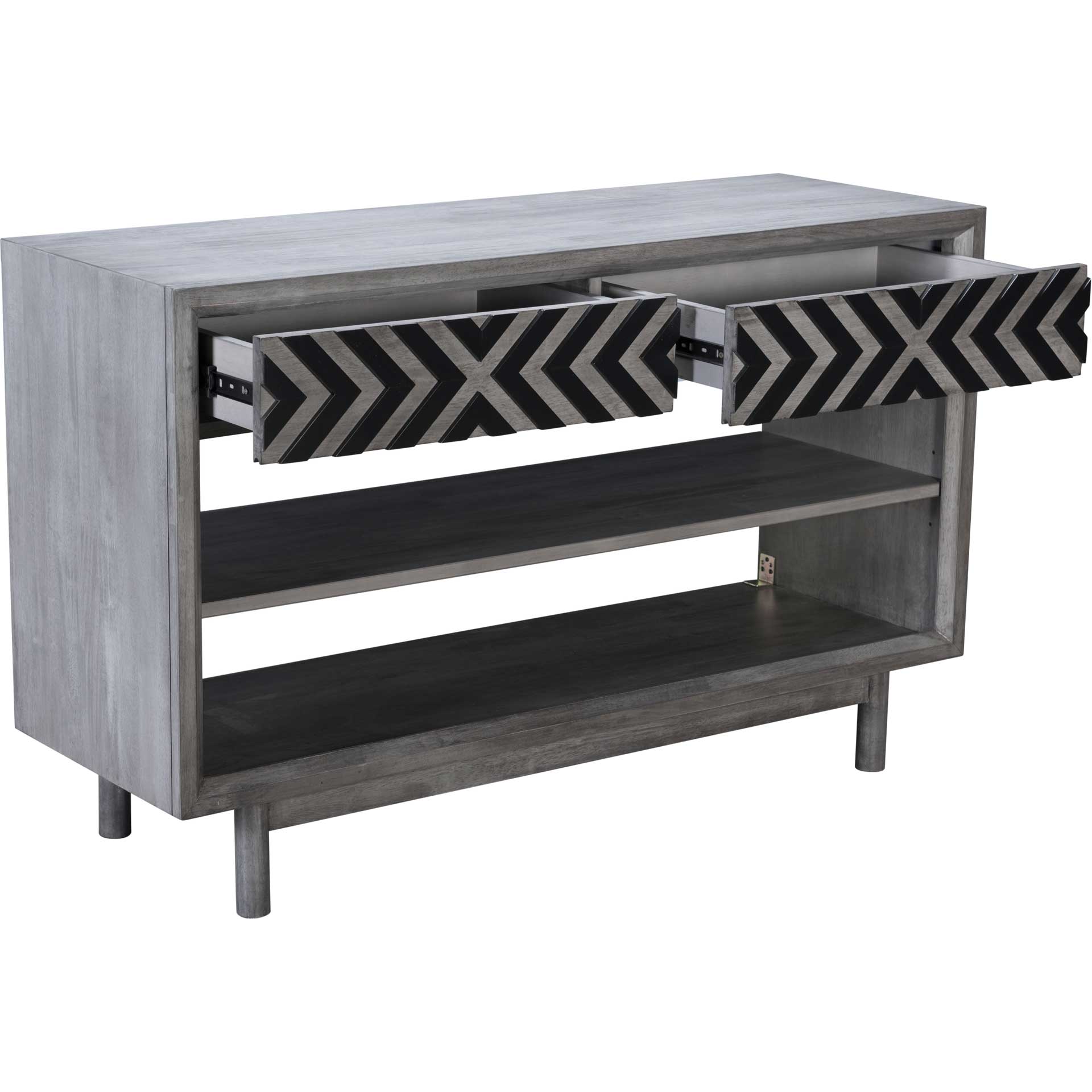 Regents Console Table Old Gray