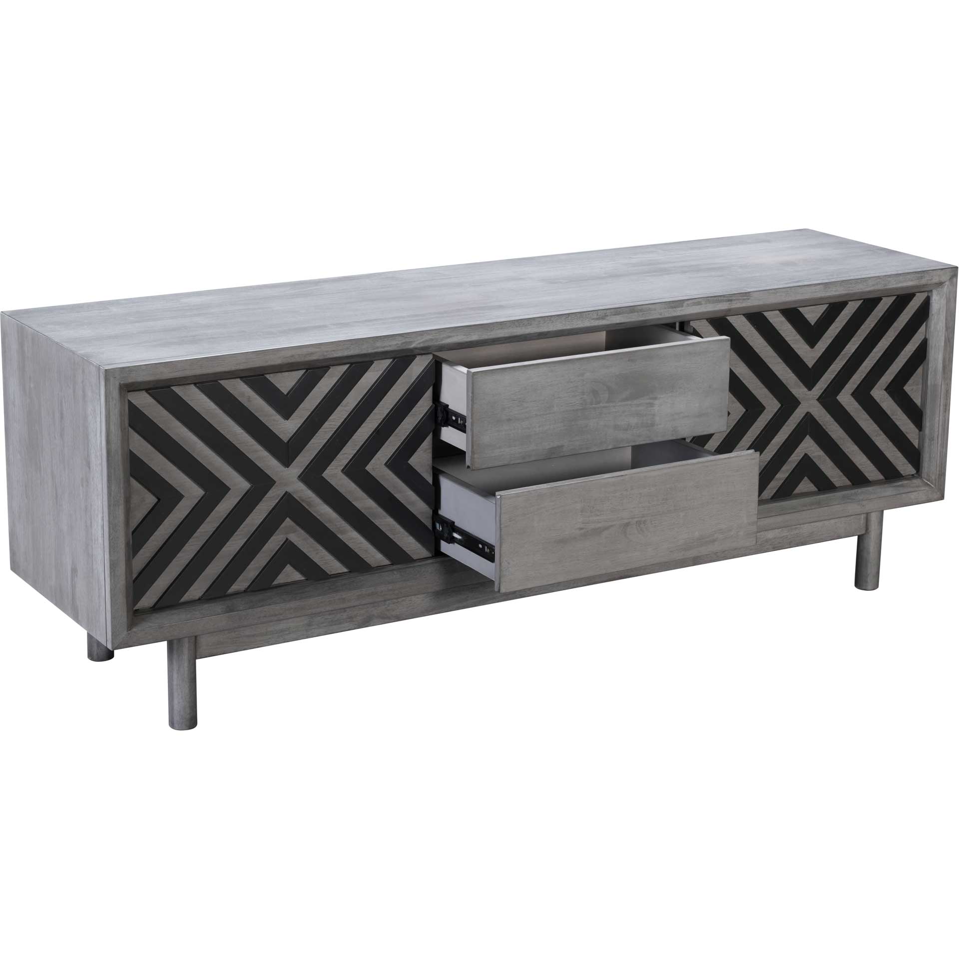 Regents TV Stand Old Gray