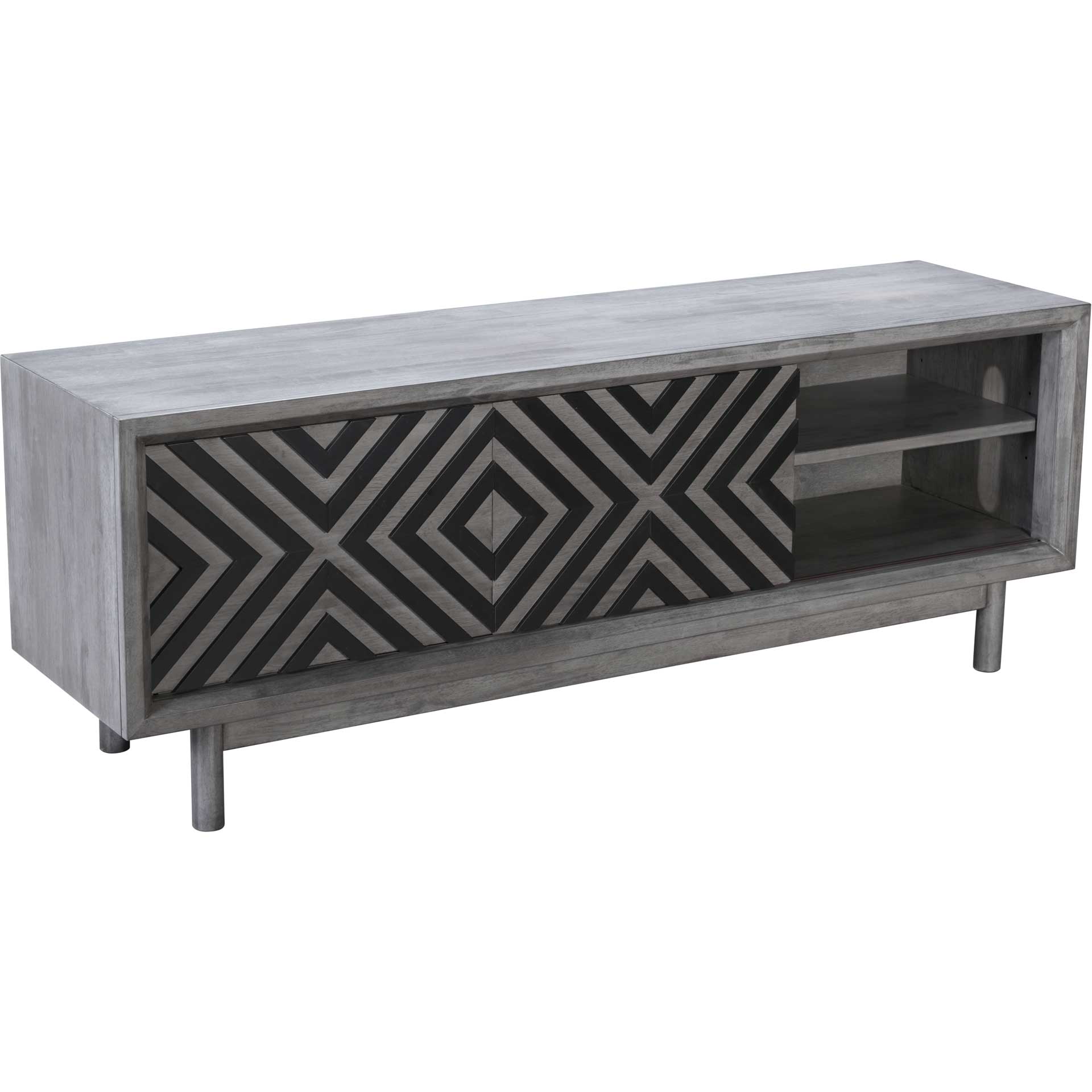 Regents TV Stand Old Gray