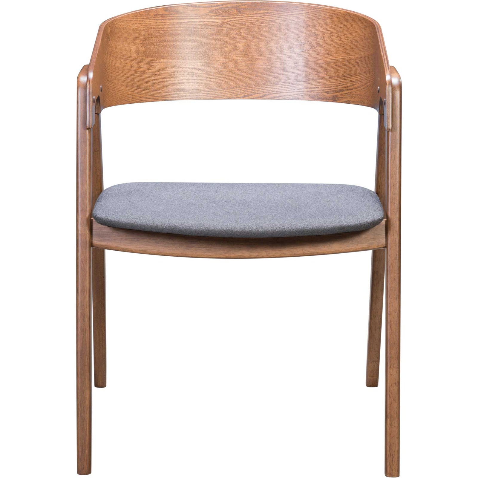 Anton Dining Chair Walnut/Dark Gray