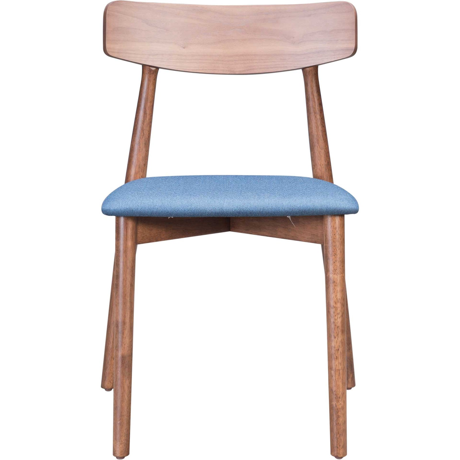 Norwich Dining Chair Walnut/Ink Blue