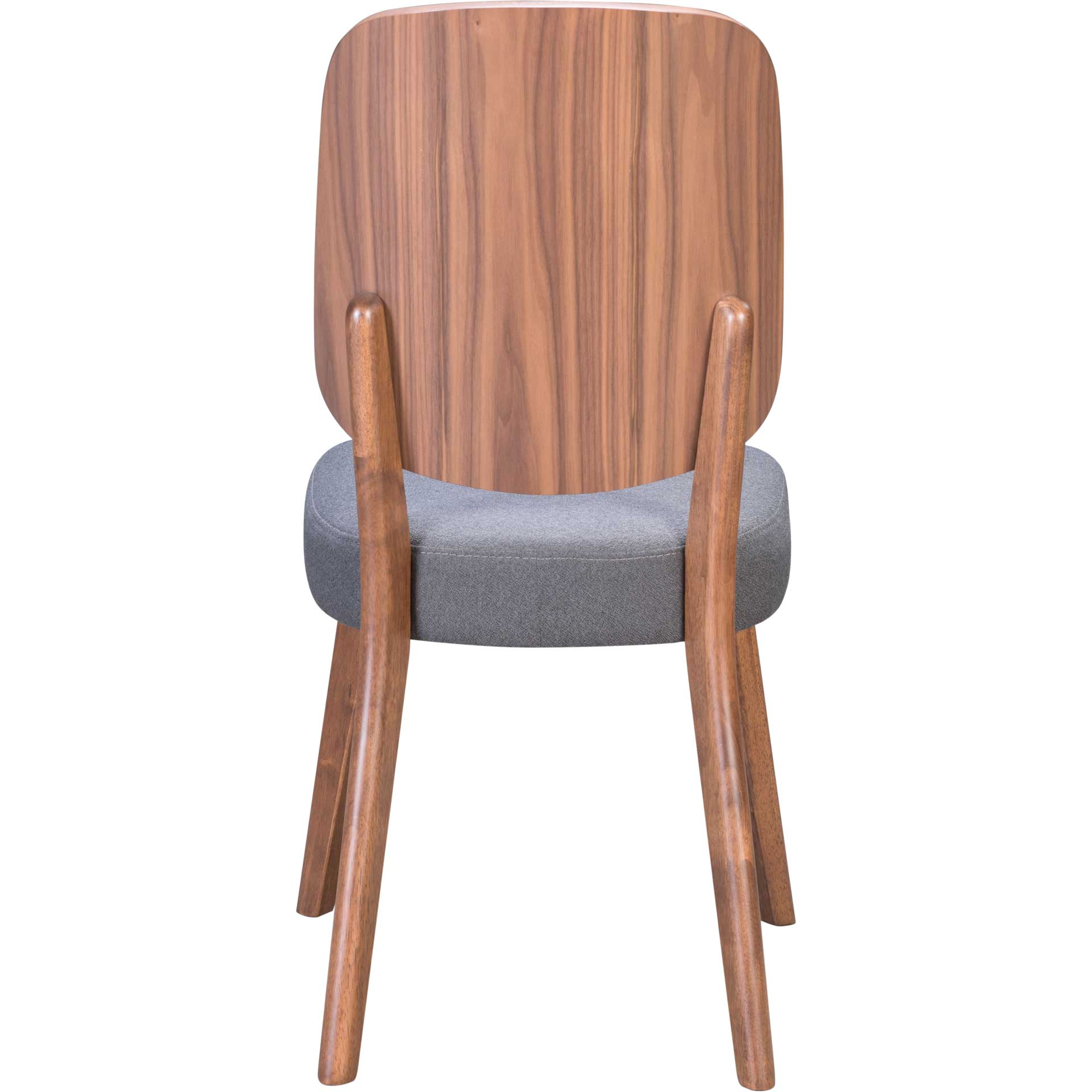 Ashmore Dining Chair Walnut/Dark Gray