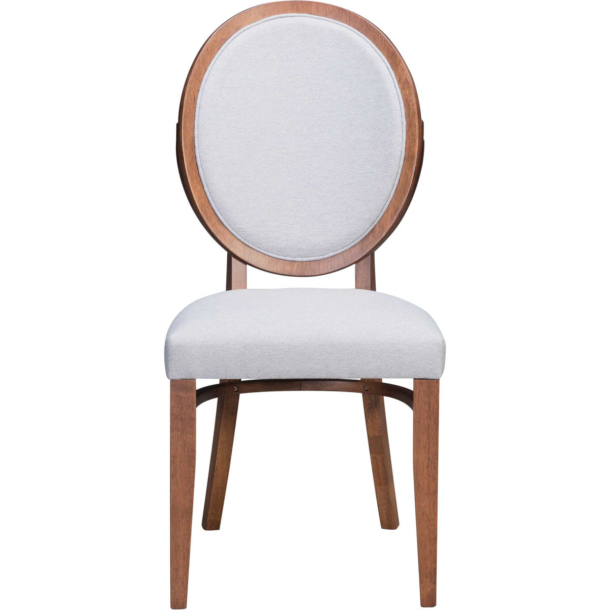 Russell Dining Chair Walnut/Light Gray