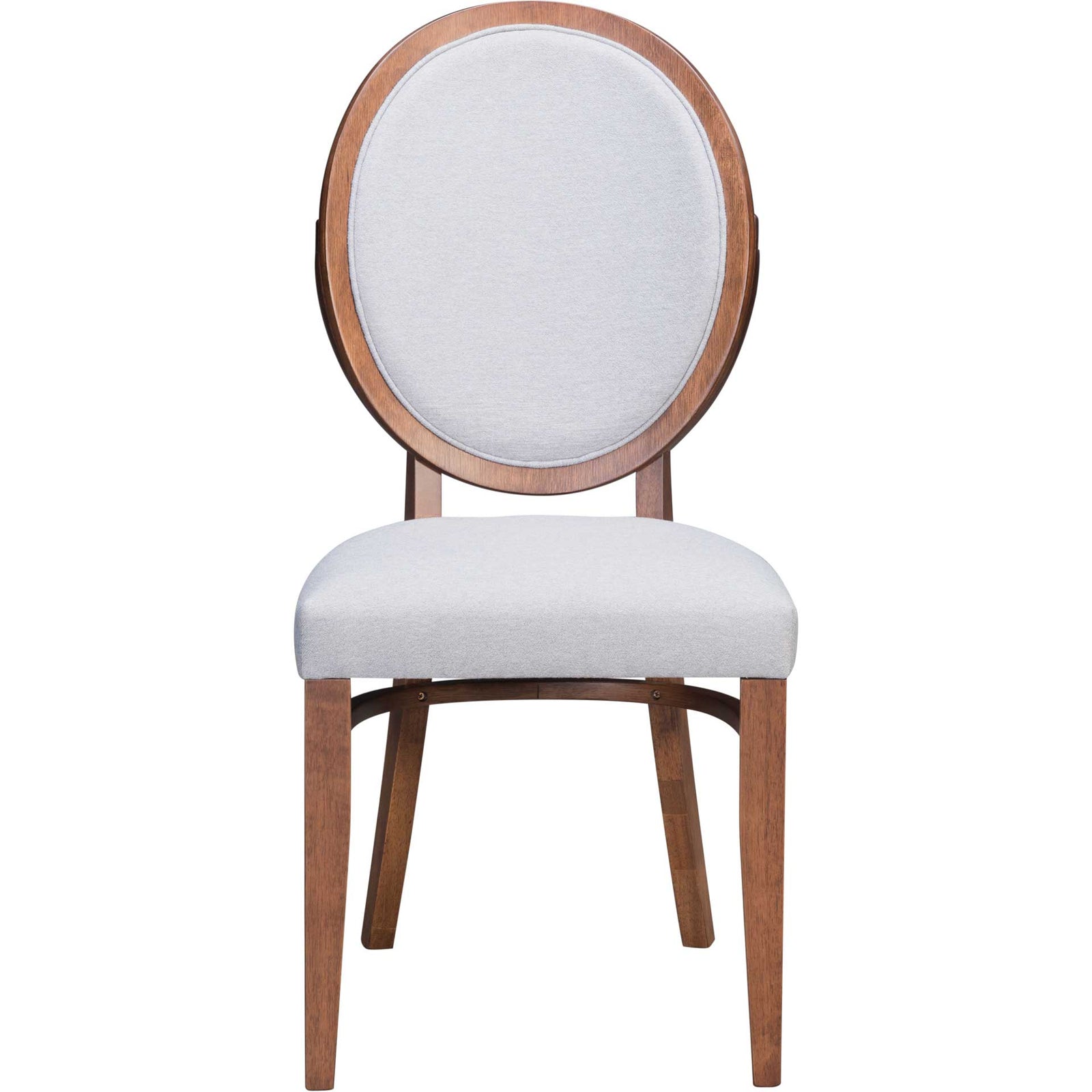 Russell Dining Chair Walnut/Light Gray