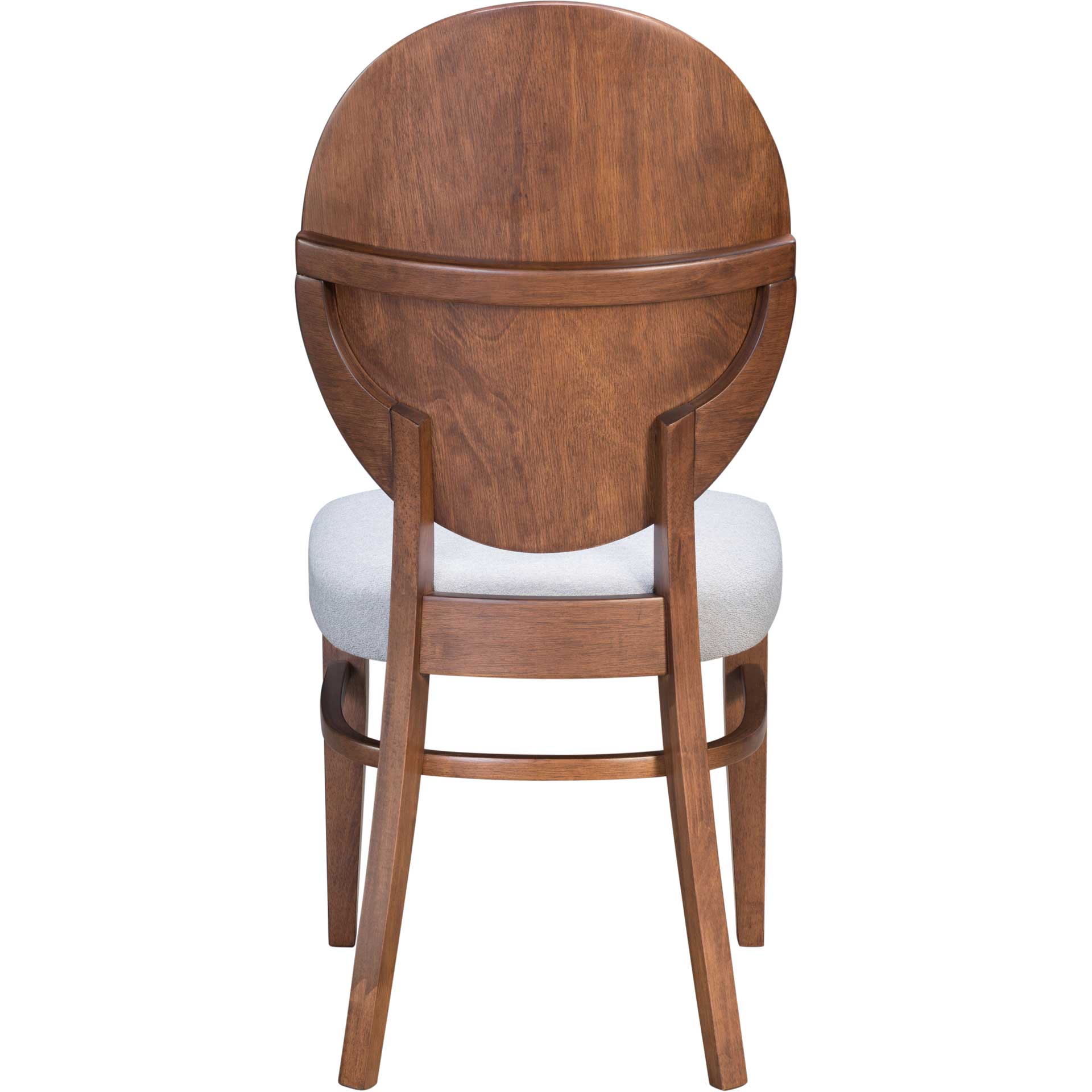 Russell Dining Chair Walnut/Light Gray