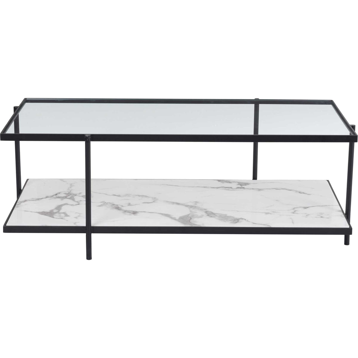 Watts Coffee Table Matte Black/Stone