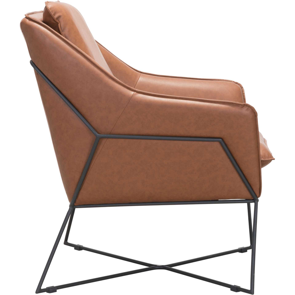 Livingston Lounge Chair Saddle