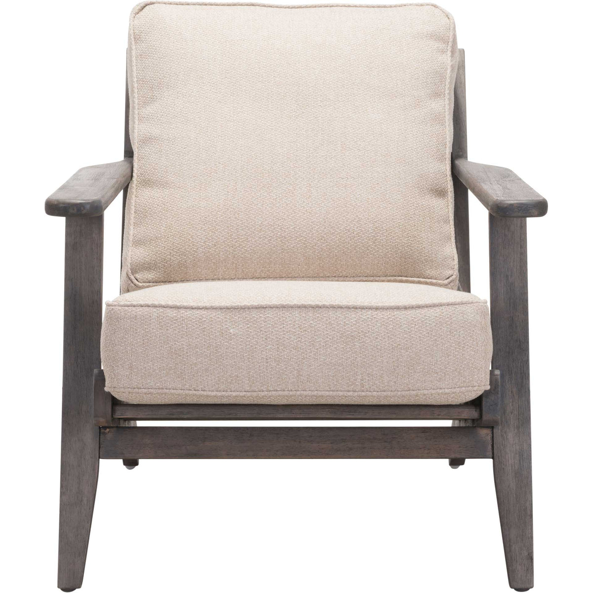Trinity Lounge Chair Beige/Dark Brown