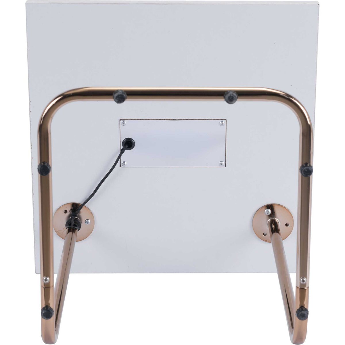 Enzo Side Table Concrete/Gold