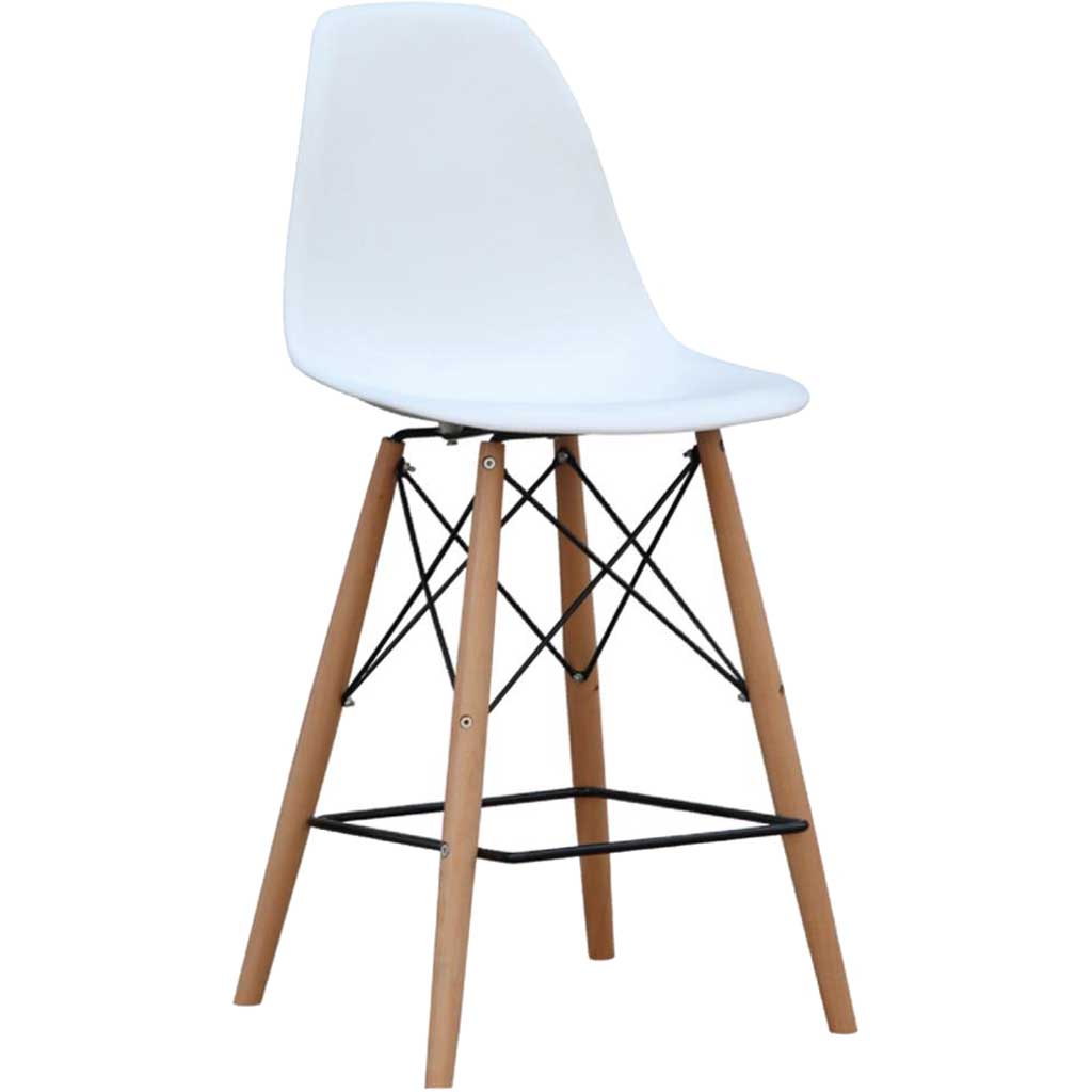 Warren Bar Chair White