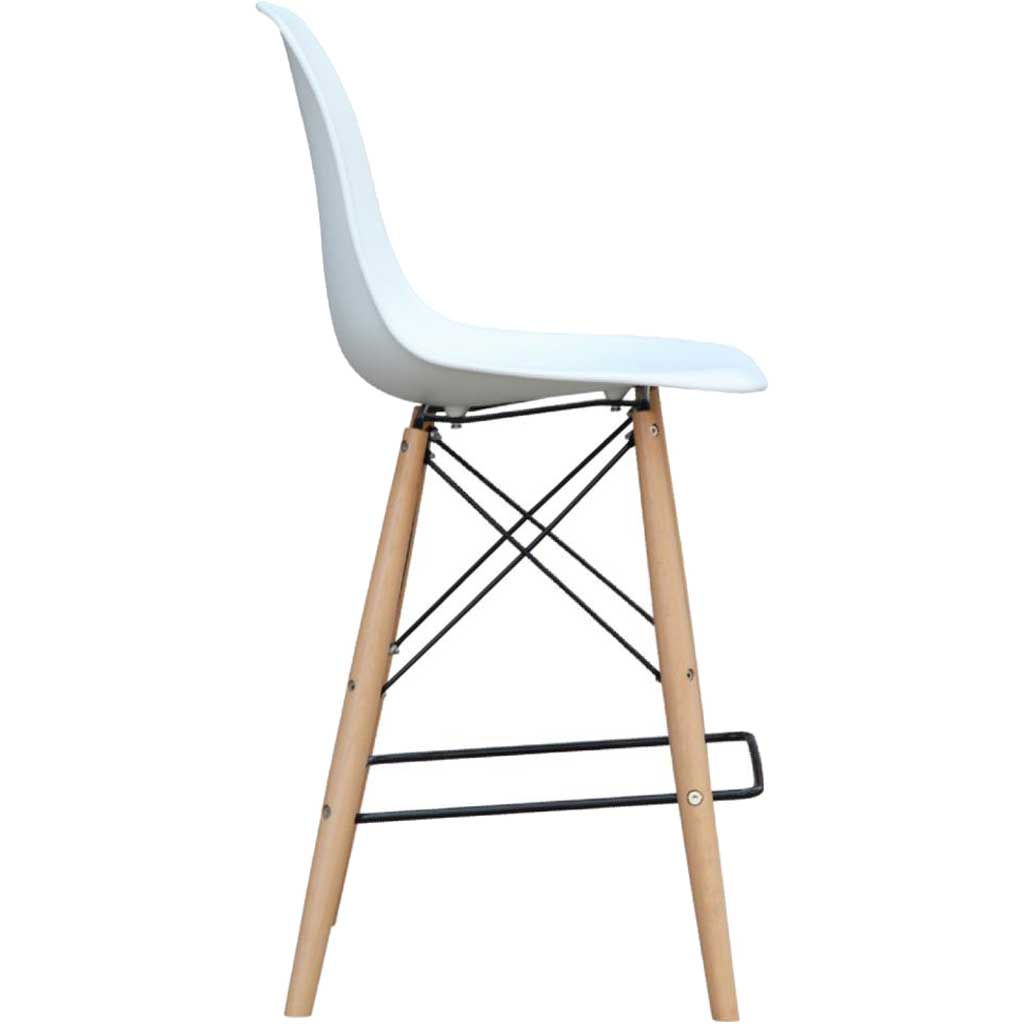 Warren Bar Chair White