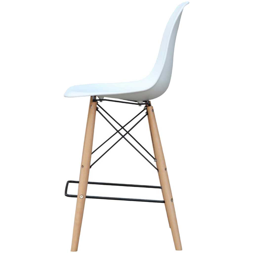 Warren Bar Chair White