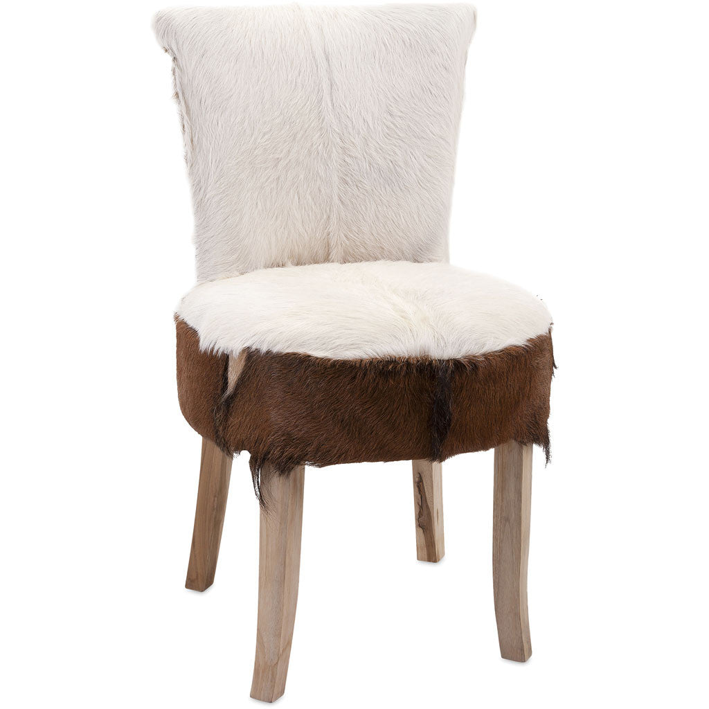 Antuco Animal Hide Side Chair