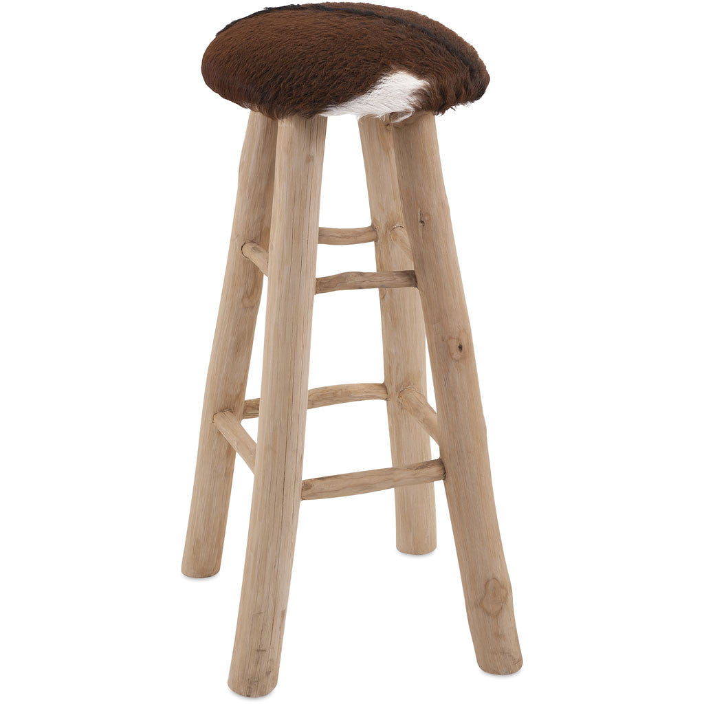 Antuco Animal Hide Barstool