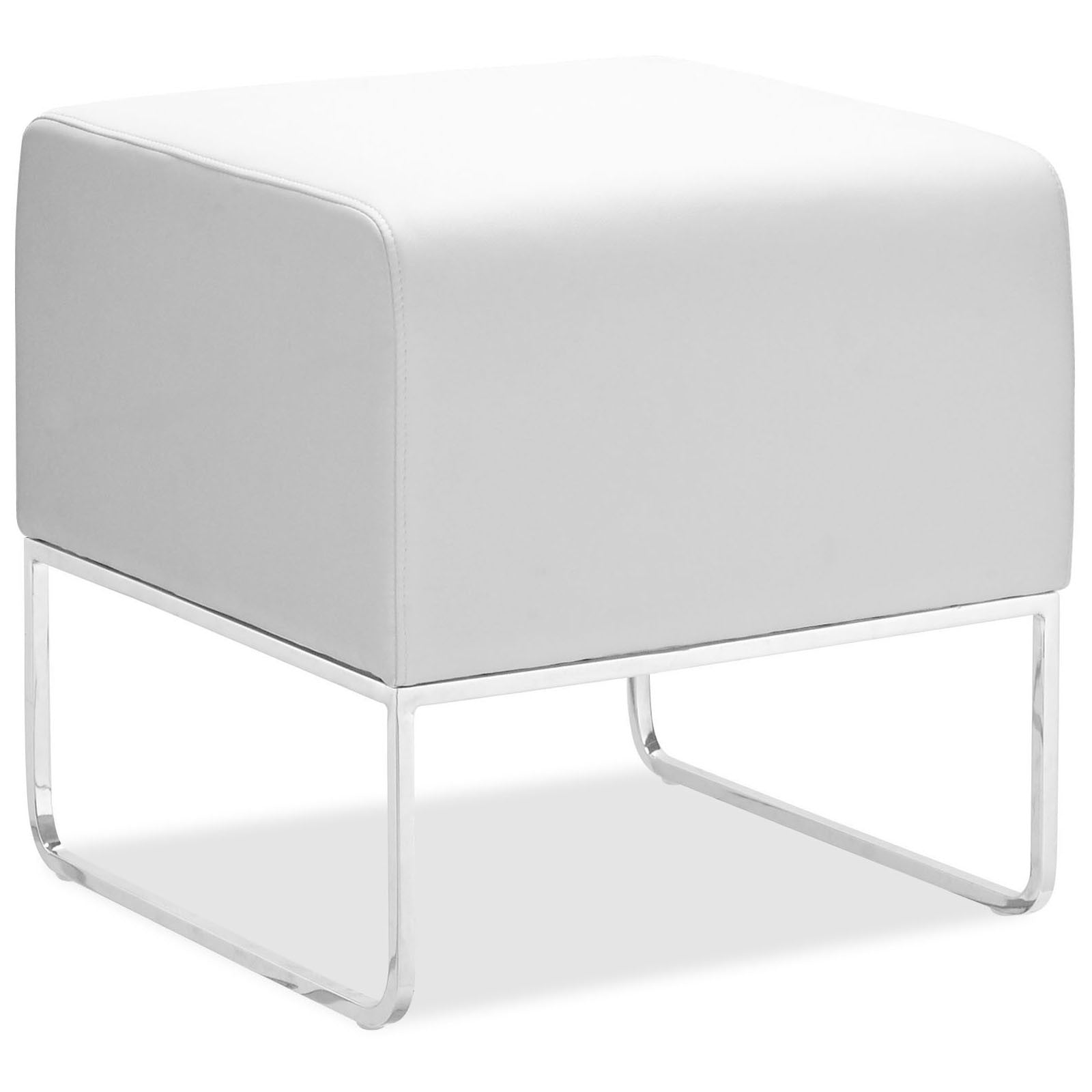 Portland Ottoman White