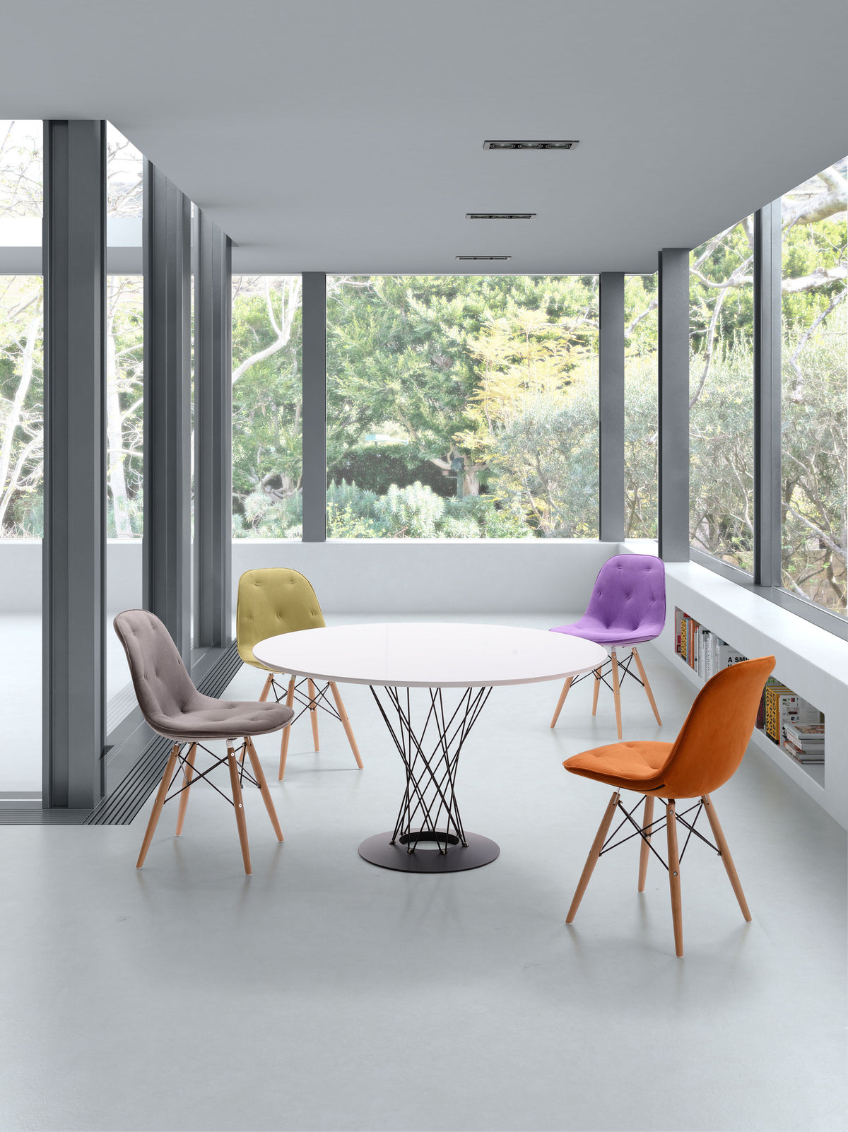 Preston Chair Purple Velour