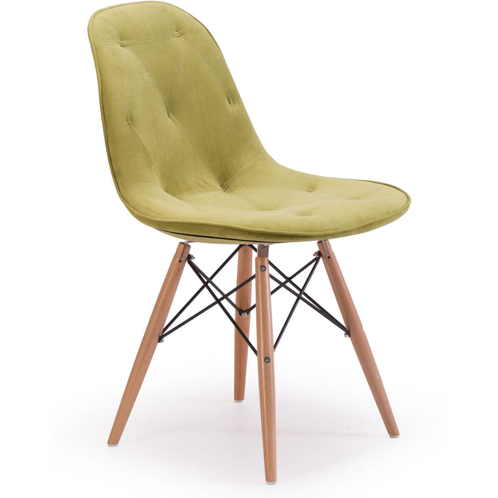 Preston Chair Green Velour