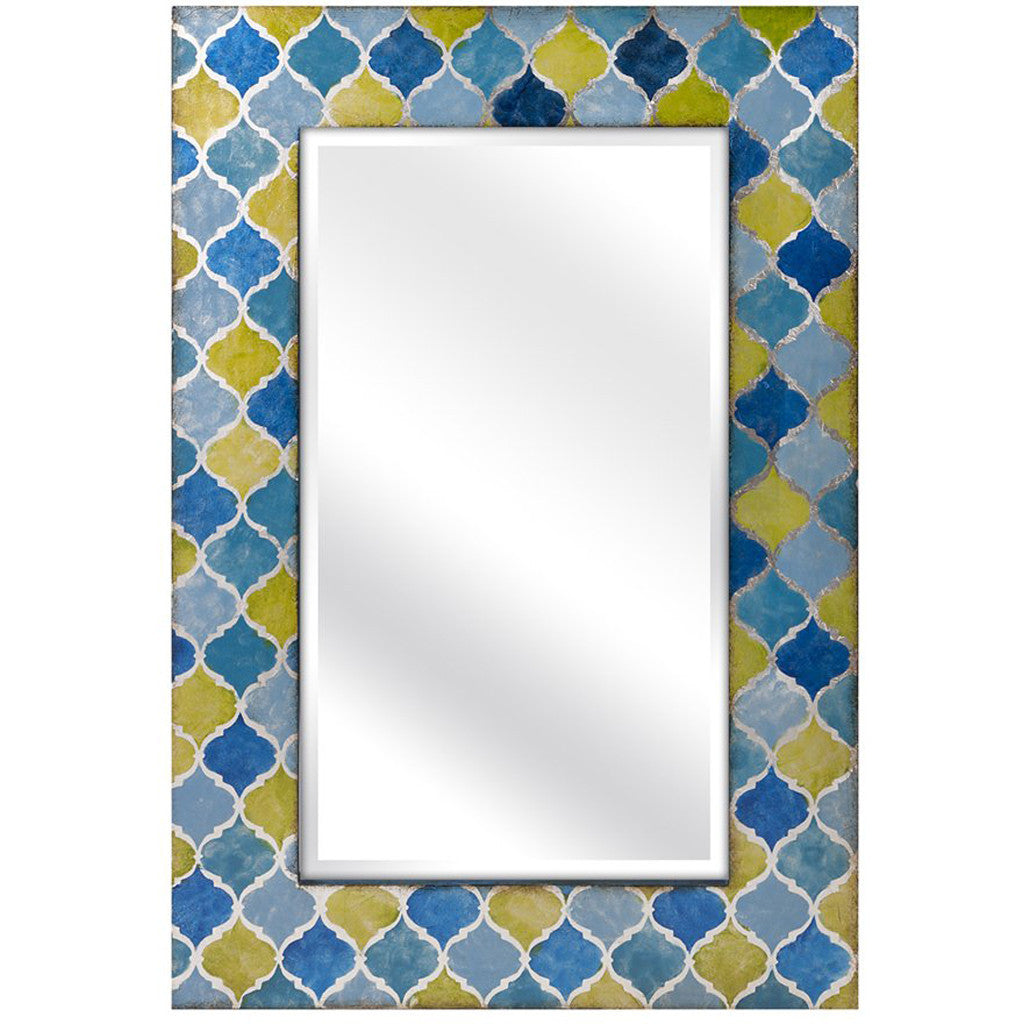 Pratt Blue And Green Mirror