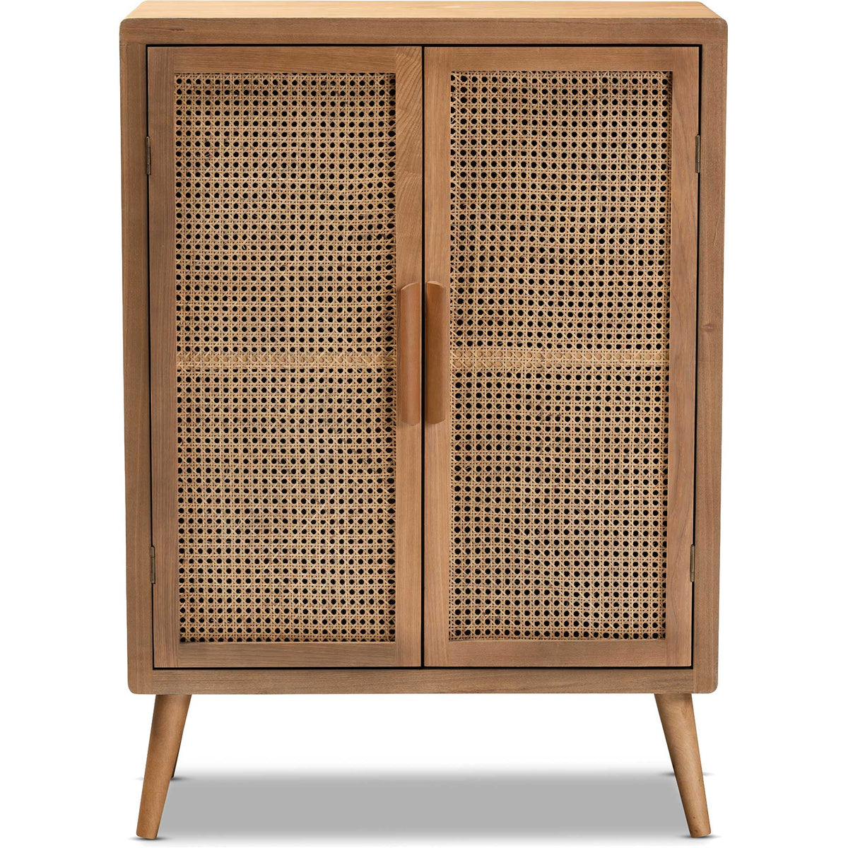 Alyssa 2-Door Storage Cabinet Medium Oak