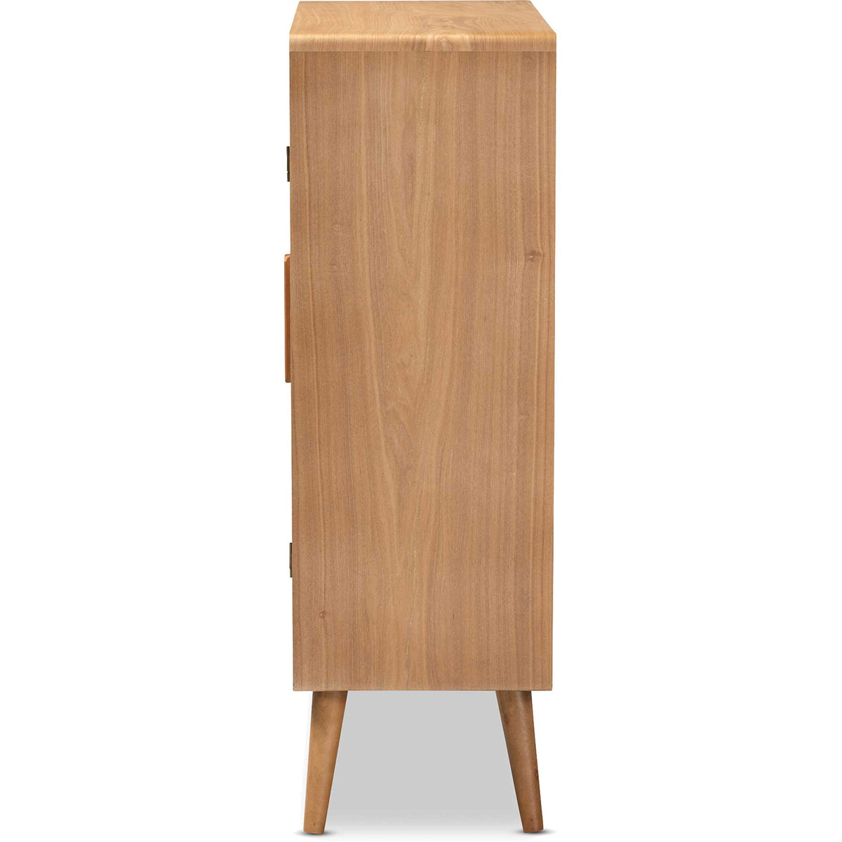 Alyssa 2-Door Storage Cabinet Medium Oak