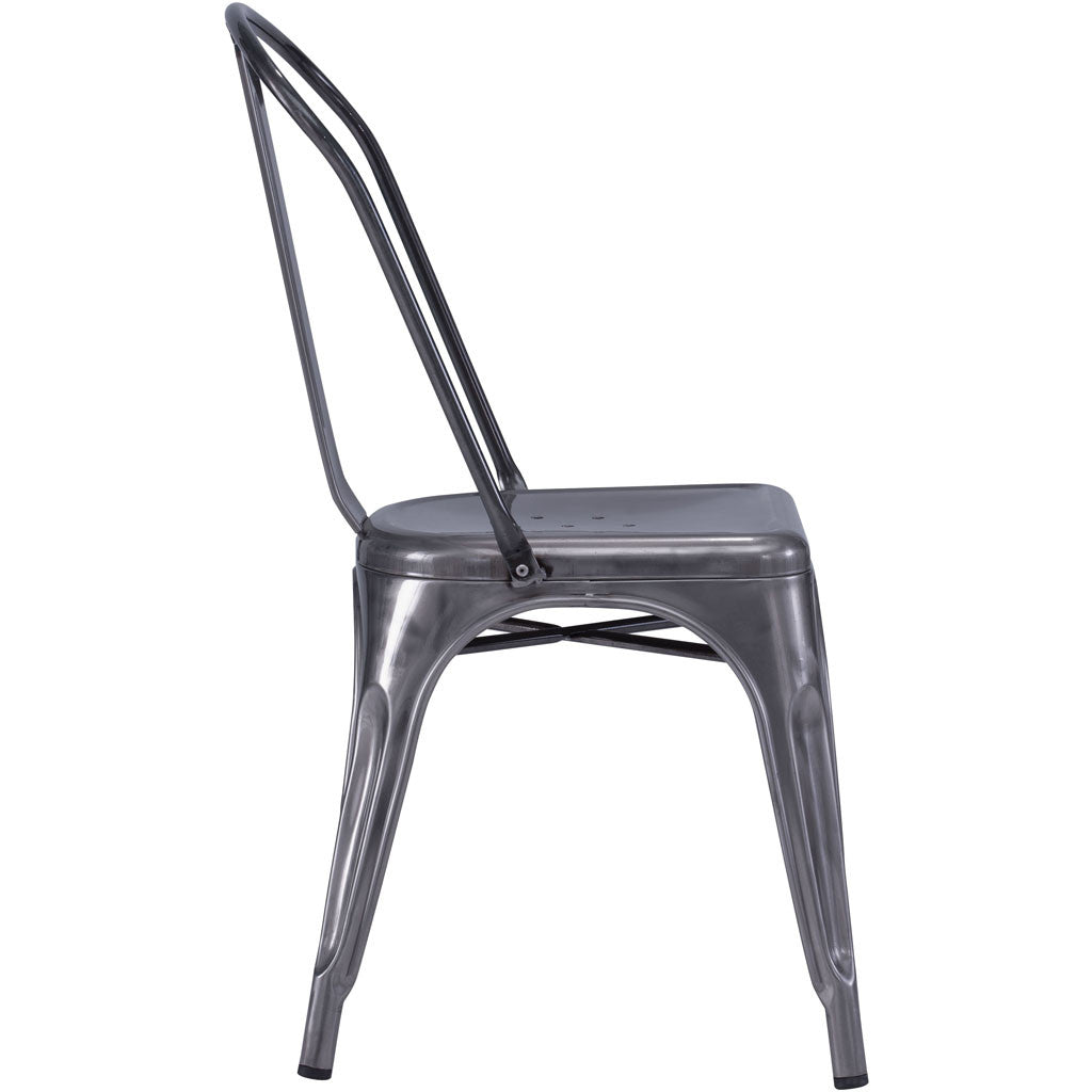 Eastham Chair Gunmetal (Set of 2)