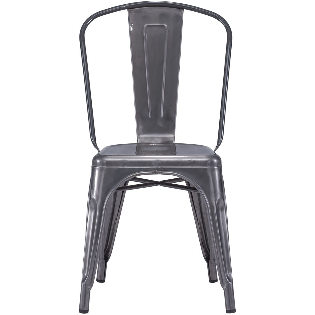 Eastham Chair Gunmetal (Set of 2)