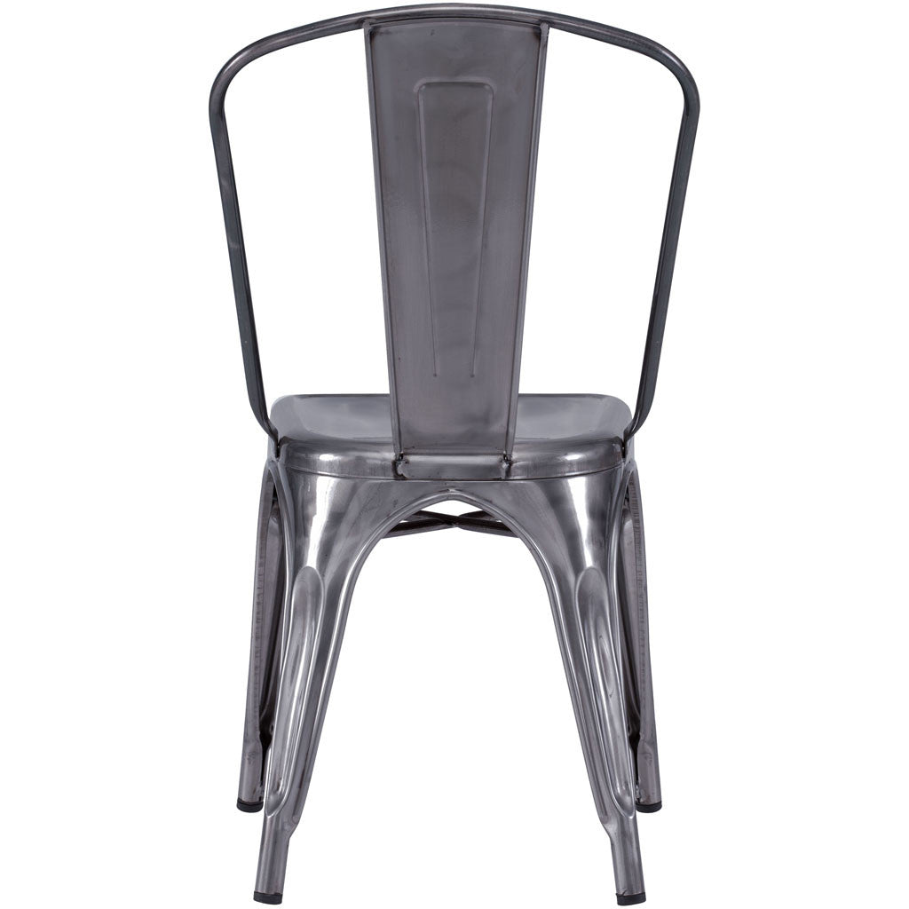 Eastham Chair Gunmetal (Set of 2)