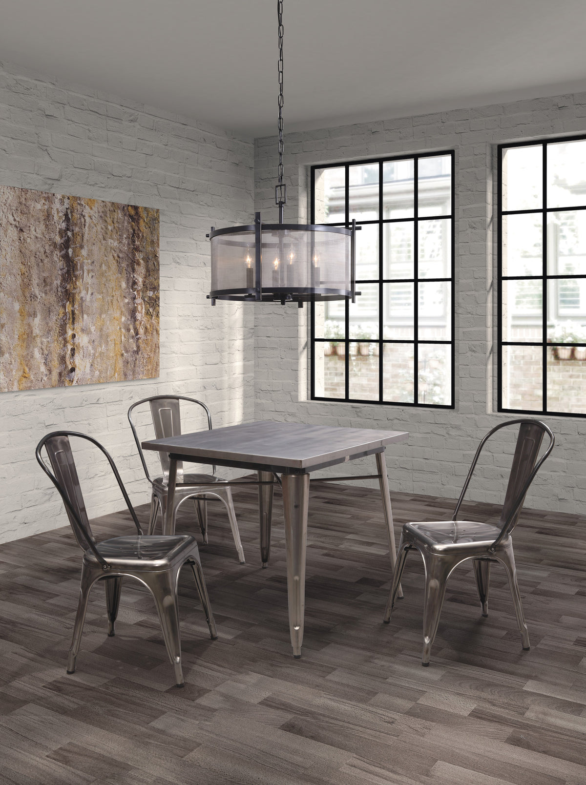 Oakham Dining Table Gunmetal
