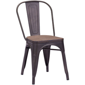Eastham Chair Rustic Wood (Set of 2)