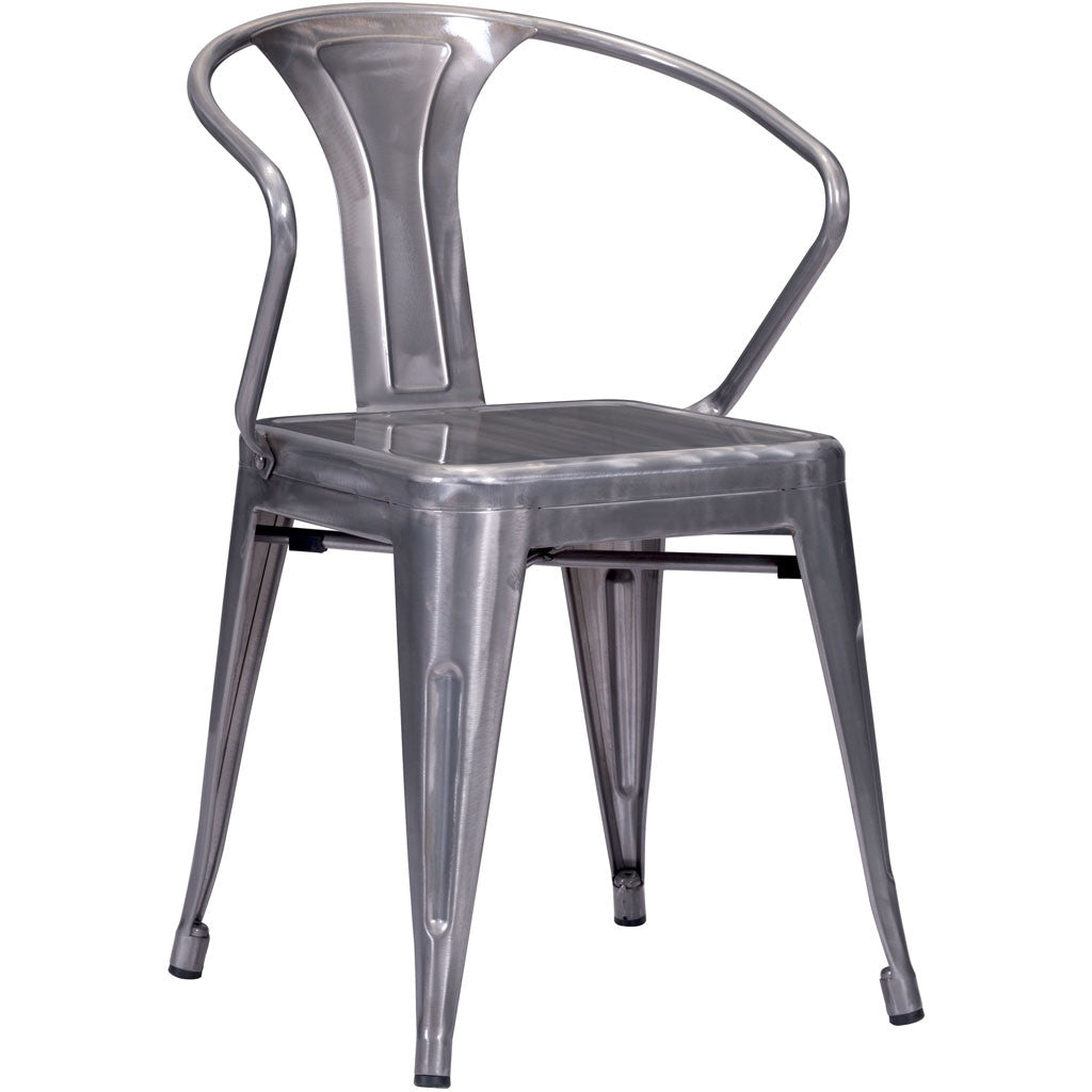 Hampden Chair Gunmetal (Set of 2)