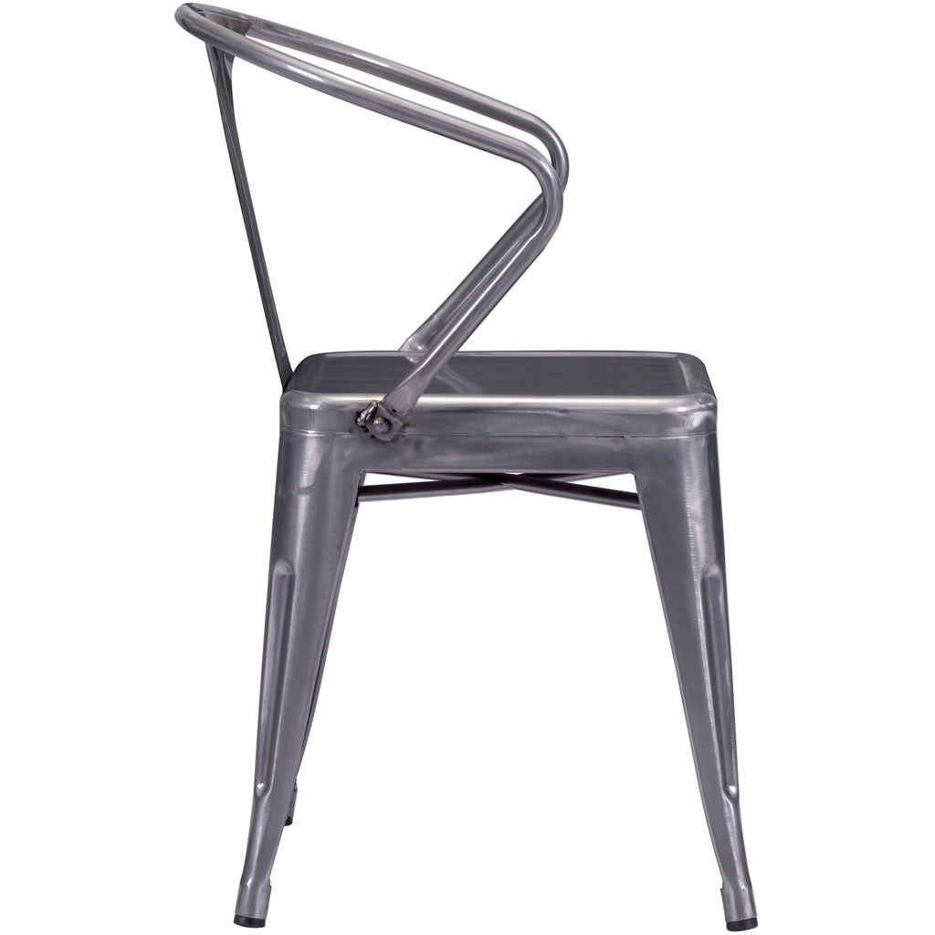 Hampden Chair Gunmetal (Set of 2)