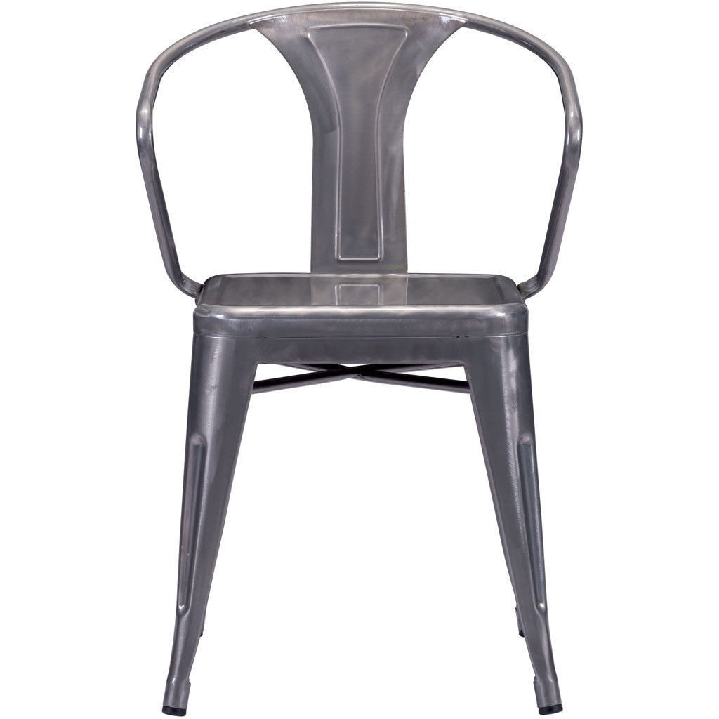 Hampden Chair Gunmetal (Set of 2)