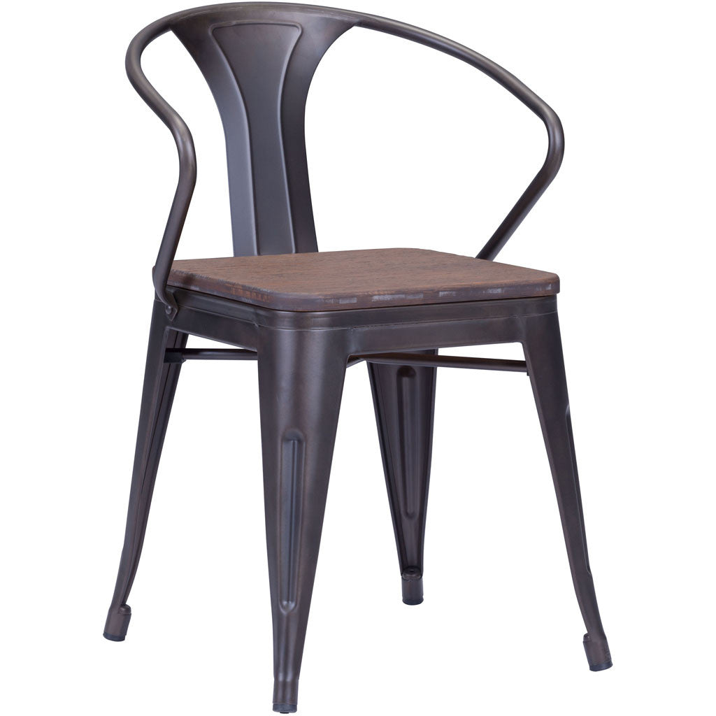 Hampden Chair Rustic Wood (Set of 2)