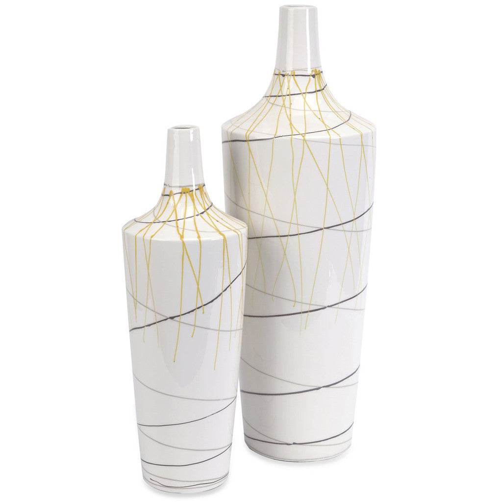 Carlton Retro Finish Vases-(Set of 2)