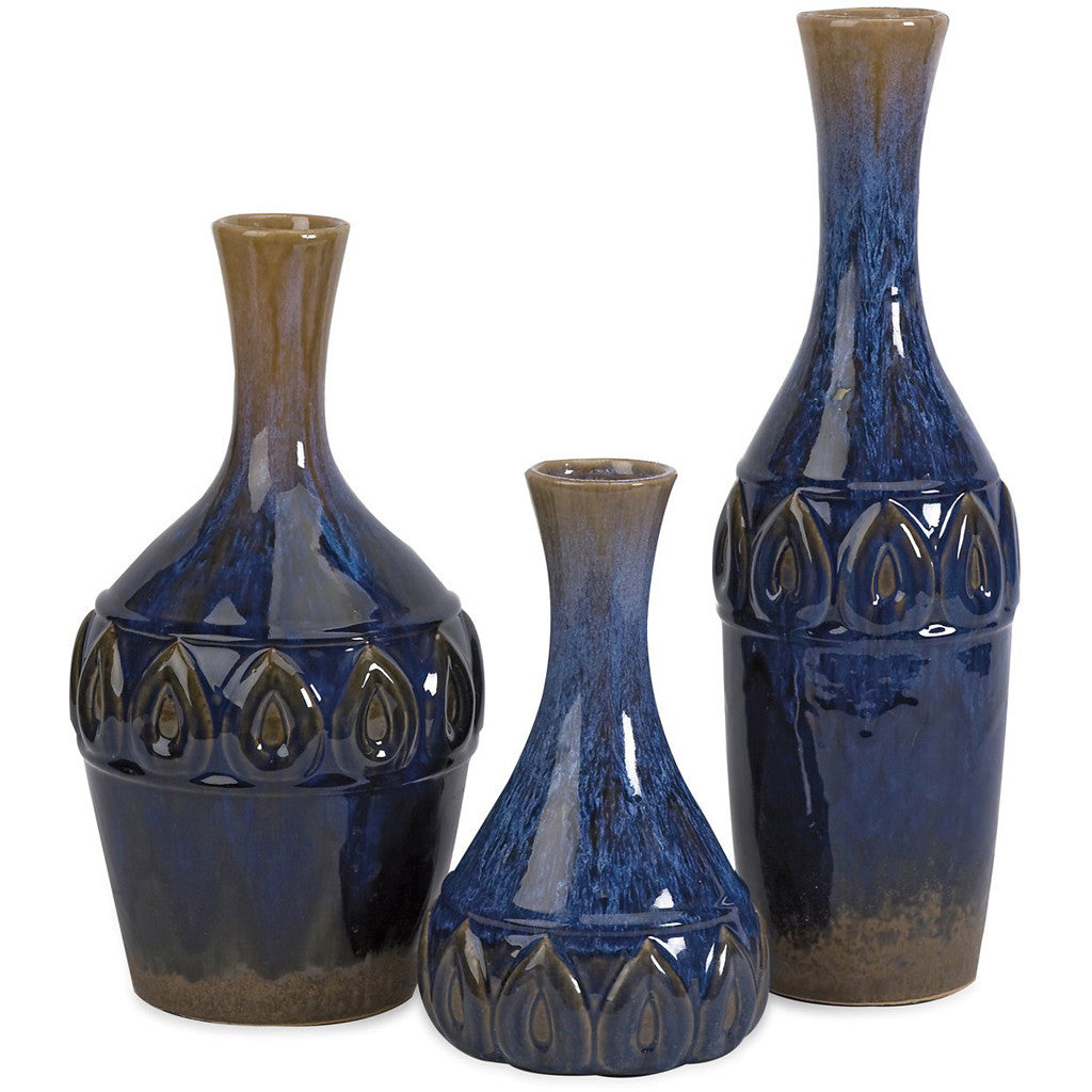 Esmeralda Ceramic Vases (Set of 3)