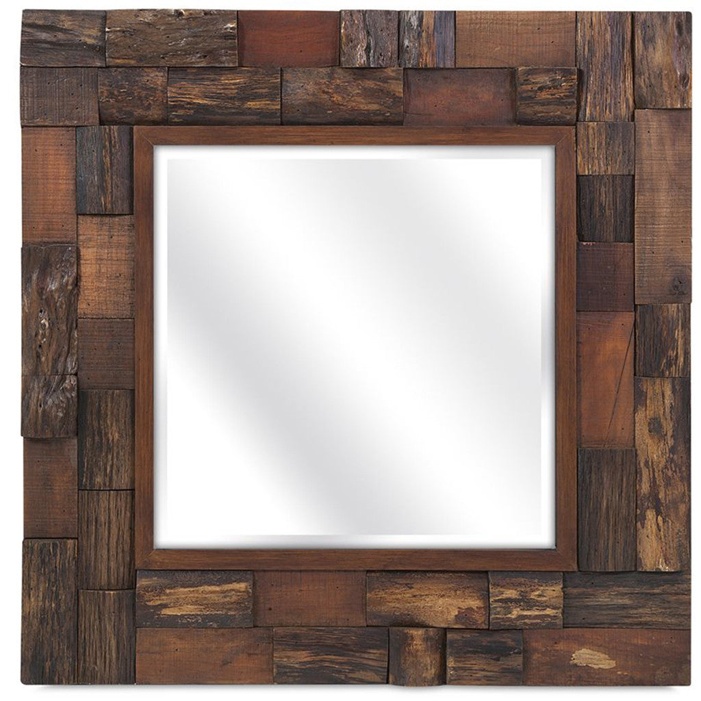 Leslie Wood Slat Mirror