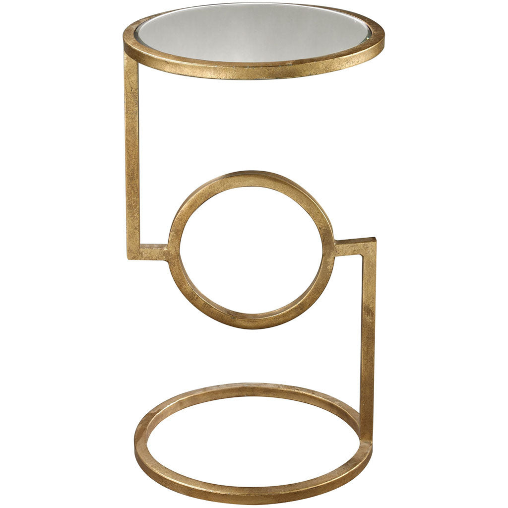 Allen Mirrored Top Side Table