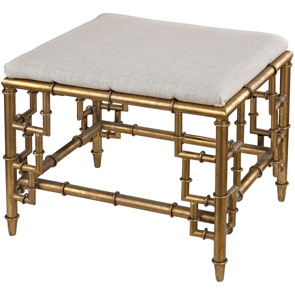 Fantasia Stool Gold Leaf