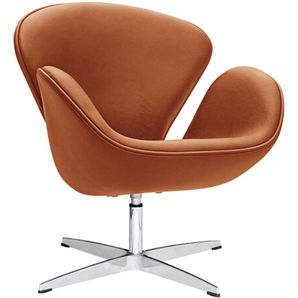 Swan Chair Leather Light Brown