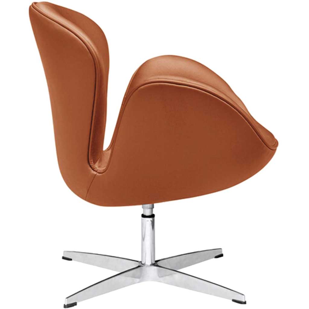 Swan Chair Leather Light Brown