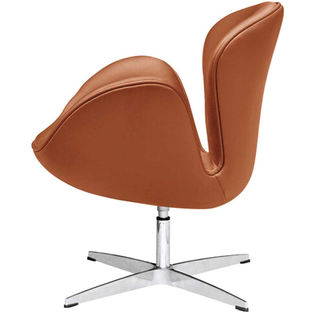 Swan Chair Leather Light Brown