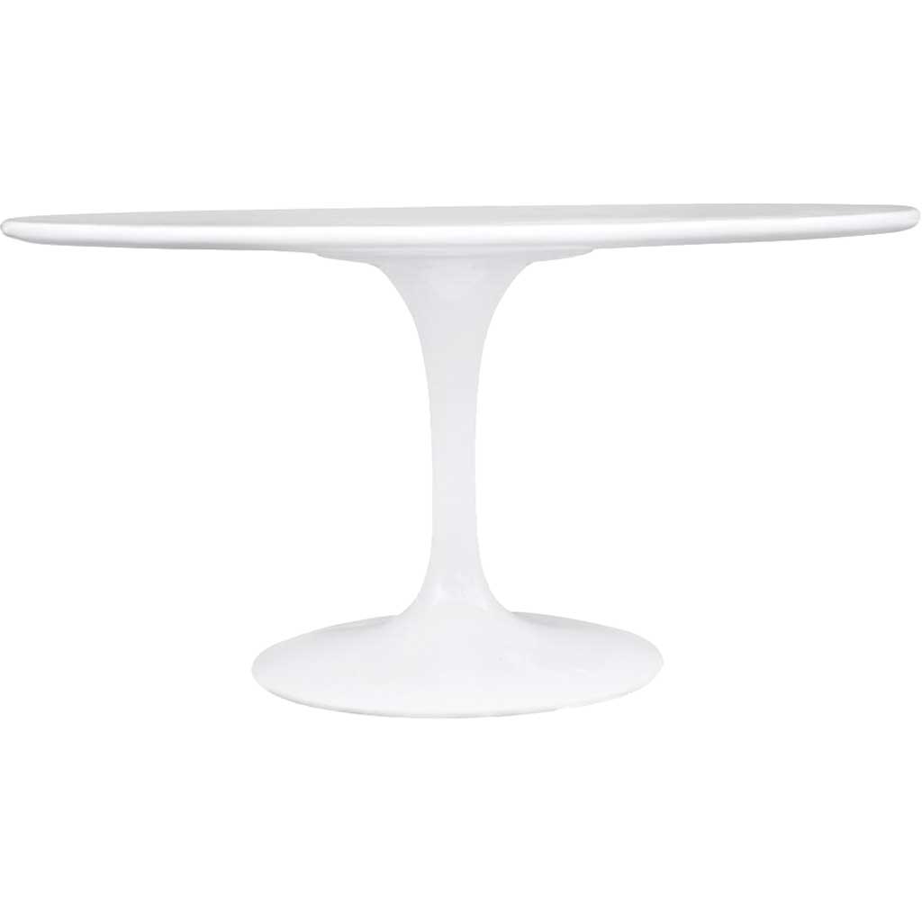 Forum 60" Fiberglass Dining Table White
